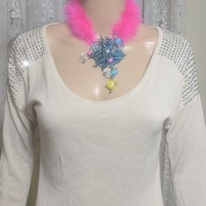 EXPRESS Blingy Top Size M